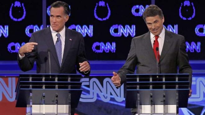 Perry Romney Debate