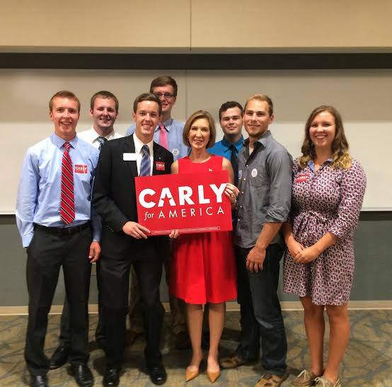 Photo from: https://www.facebook.com/CarlyFiorina 