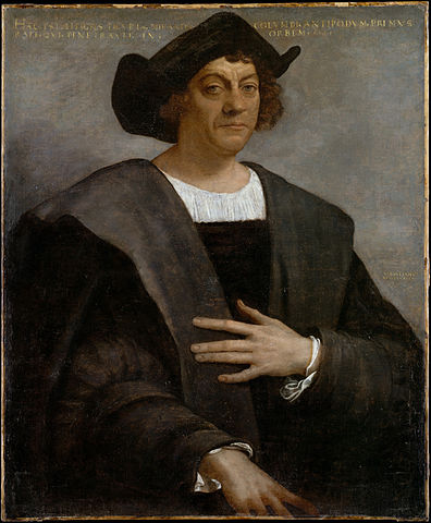 "Portrait of a Man, Said to be Christopher Columbus" by Sebastiano del Piombo - Metropolitan Museum of Art, online collection. Licensed under Public Domain 