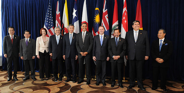 "Leaders of TPP member states" by Gobierno de Chile - 14.11.2010 Gira a Asia. Licensed under CC BY 2.0 via Commons - https://commons.wikimedia.org/wiki/File:Leaders_of_TPP_member_states.jpg#/media/File:Leaders_of_TPP_member_states.jpg