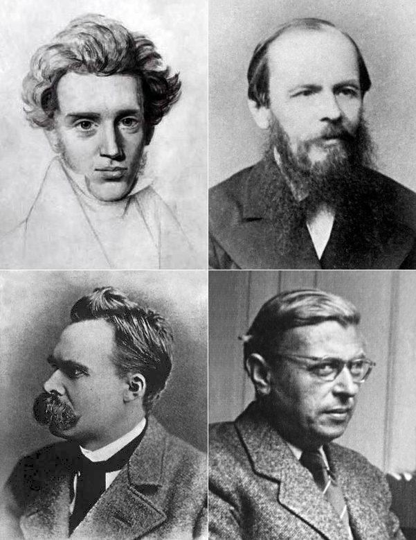 Kierkegaard-Dostoyevsky-Nietzsche-Sartre