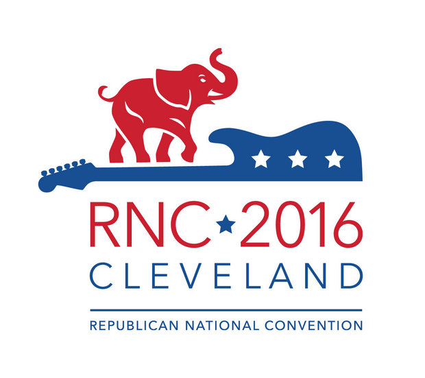 The logo for the 2016 Republican National Convention, designed by Falls Communications, a Cleveland-based firm. (Republican National Committee)