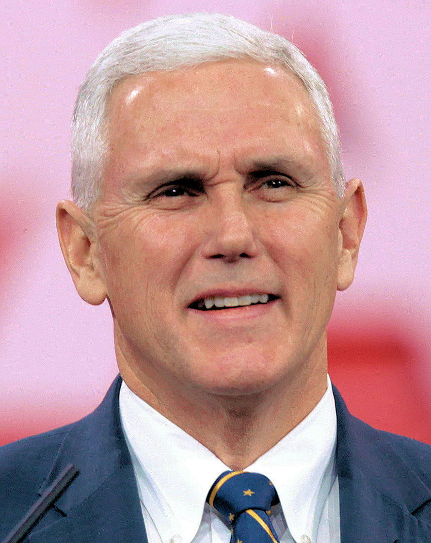 By By Gage Skidmore from Peoria, AZ, United States of America - Mike Pence, CC BY-SA 2.0, https://commons.wikimedia.org/w/index.php?curid=50177185 - →This file has been extracted from another file: Mike Pence February 2015 cropped color corrected.jpg, CC BY-SA 2.0, https://commons.wikimedia.org/w/index.php?curid=50423417