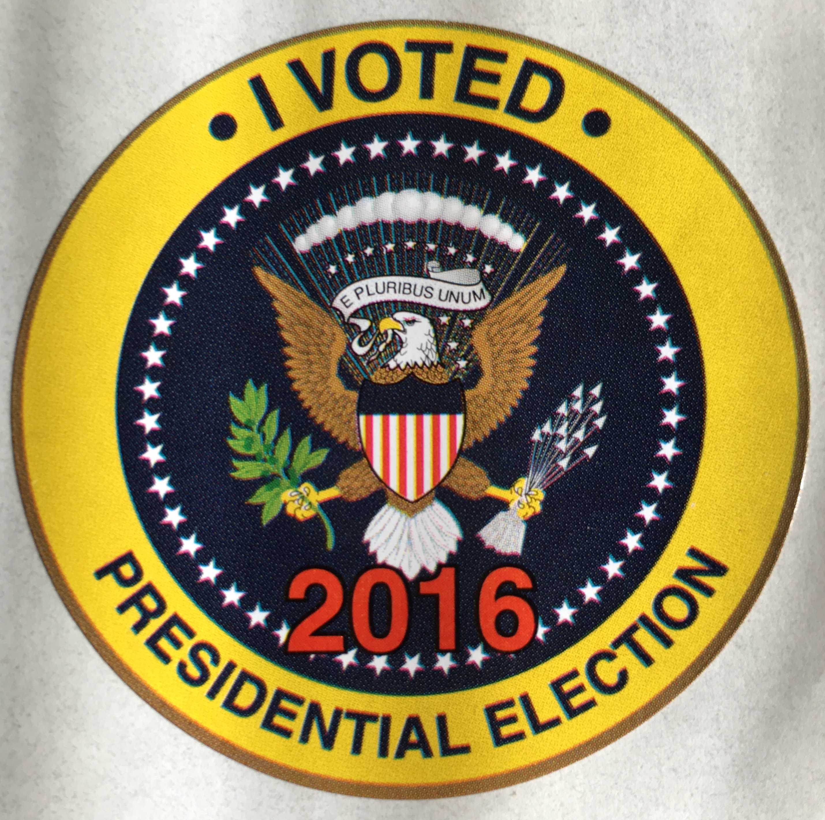 I Voted 2016 Sticker