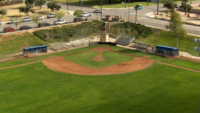 Practice baseball field